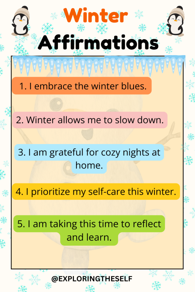 45 Positive Affirmations For The Chilly Winter Mornings