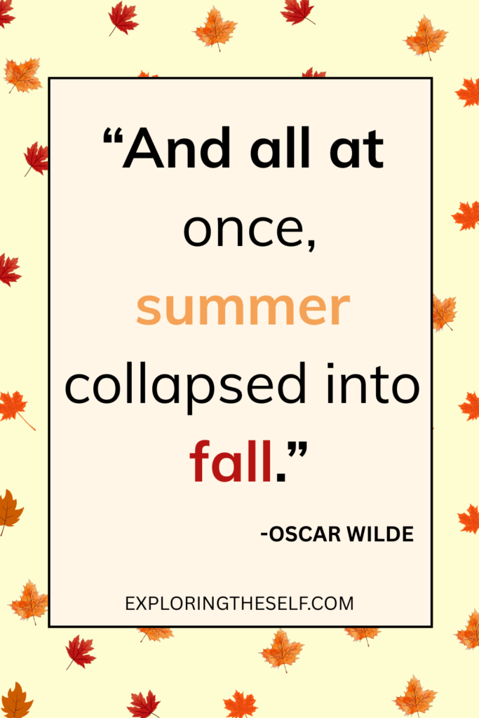 45+ Short aesthetic quotes to welcome fall